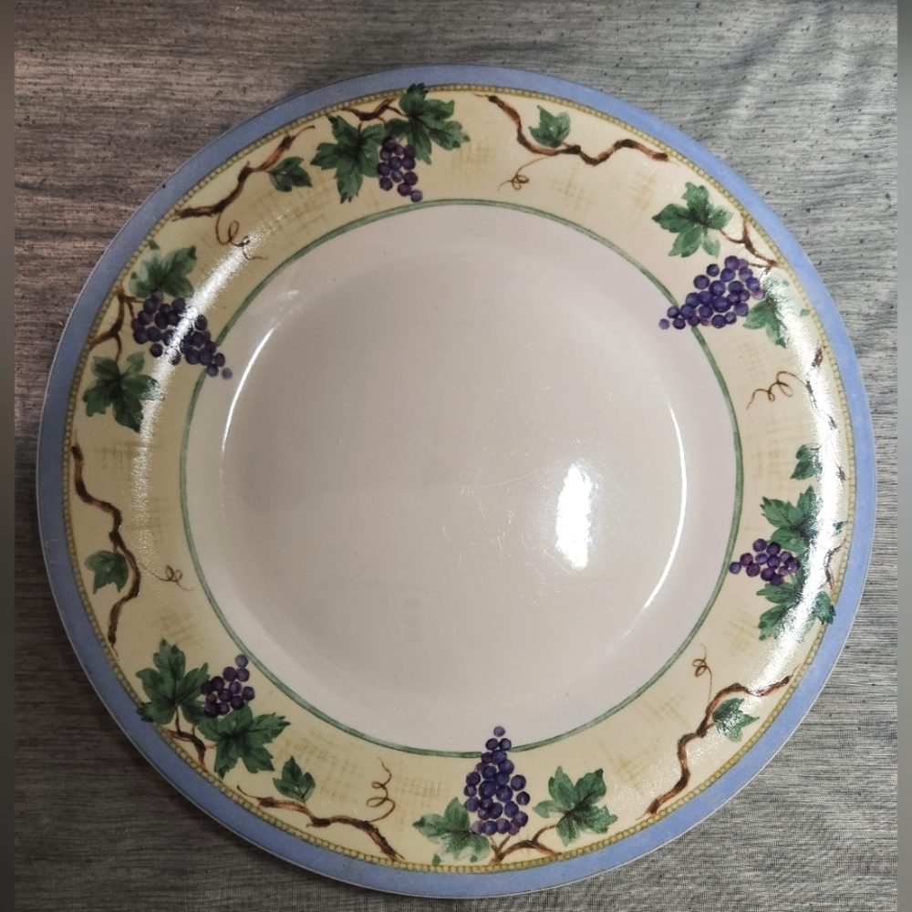 Vintage Pfaltzgraff Merlot Dinner Plate‎ 10.5" EUC Grapes